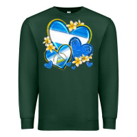 Sports Green nicaragua hearts Premium Sweatshirt - texasbilliewilder