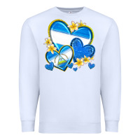 White nicaragua hearts Premium Sweatshirt - texasbilliewilder