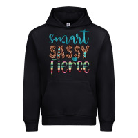 Black smart  sassy fierce Urban Hoodie - JahusDesignShop