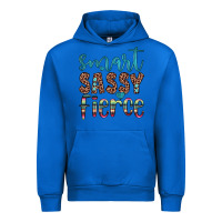 Cobalt smart  sassy fierce Urban Hoodie - JahusDesignShop