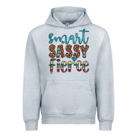 Heather Grey smart  sassy fierce Urban Hoodie - JahusDesignShop