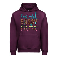 Mauve Wine smart  sassy fierce Urban Hoodie - JahusDesignShop