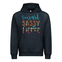 Navy smart  sassy fierce Urban Hoodie - JahusDesignShop