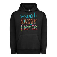 Pigment Black smart  sassy fierce Urban Hoodie - JahusDesignShop