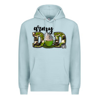 Blue Mist army dad Premium Hoodie - AdoDesignShop