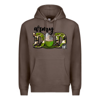 Coffee army dad Premium Hoodie - AdoDesignShop