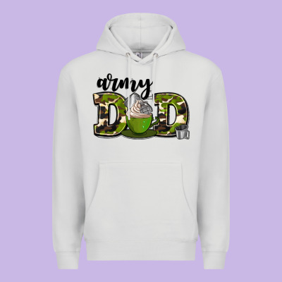Army Dad Premium Hoodie Designed By Adodesignshop