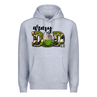 Heather Grey army dad Premium Hoodie - AdoDesignShop