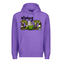 Purple army dad Premium Hoodie - AdoDesignShop