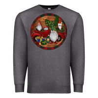 Charcoal Heather Gnome Truck Christmas Premium Sweatshirt - RanaPortraitStore