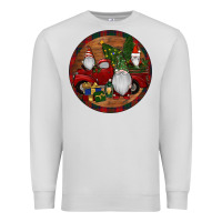 Dove Grey Gnome Truck Christmas Premium Sweatshirt - RanaPortraitStore