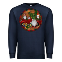 Navy Gnome Truck Christmas Premium Sweatshirt - RanaPortraitStore
