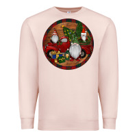 Pale Pink Gnome Truck Christmas Premium Sweatshirt - RanaPortraitStore