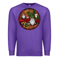 Purple Gnome Truck Christmas Premium Sweatshirt - RanaPortraitStore