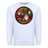 White Gnome Truck Christmas Premium Sweatshirt - RanaPortraitStore