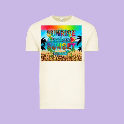 Sunrise Sunburn Sunset Repeat Vintage Tee Designed By Artiststas