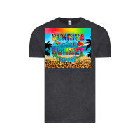 Vintage Black sunrise sunburn sunset repeat Vintage Tee - Artiststas