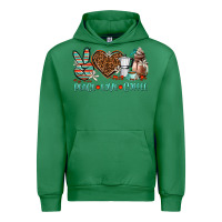 Emerald peace love coffee Urban Hoodie - AdoDesignShop