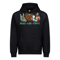 Foreset Green peace love coffee Urban Hoodie - AdoDesignShop