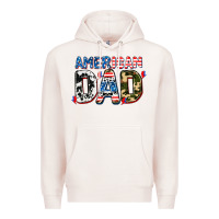 Pale Pink American dad Premium Hoodie - AdoDesignShop