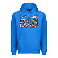True Royal American dad Premium Hoodie - AdoDesignShop