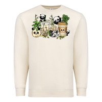 Sandshell panda coffee cups Premium Sweatshirt - texasbilliewilder