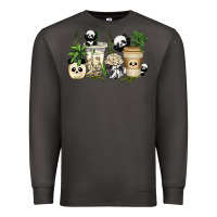 Smoke panda coffee cups Premium Sweatshirt - texasbilliewilder