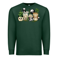 Sports Green panda coffee cups Premium Sweatshirt - texasbilliewilder