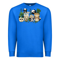 True Royal panda coffee cups Premium Sweatshirt - texasbilliewilder