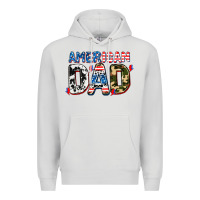 Dove Grey American dad Premium Hoodie - AdoDesignShop