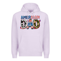 Lilac American dad Premium Hoodie - AdoDesignShop