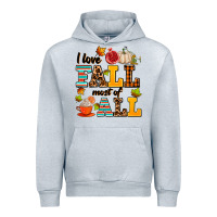 Heather Grey i love fall most of all Urban Hoodie - AdoDesignShop