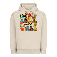 Pigment French Oak i love fall most of all Urban Hoodie - AdoDesignShop