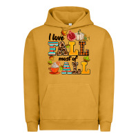 Pigment Peanut Butter i love fall most of all Urban Hoodie - AdoDesignShop