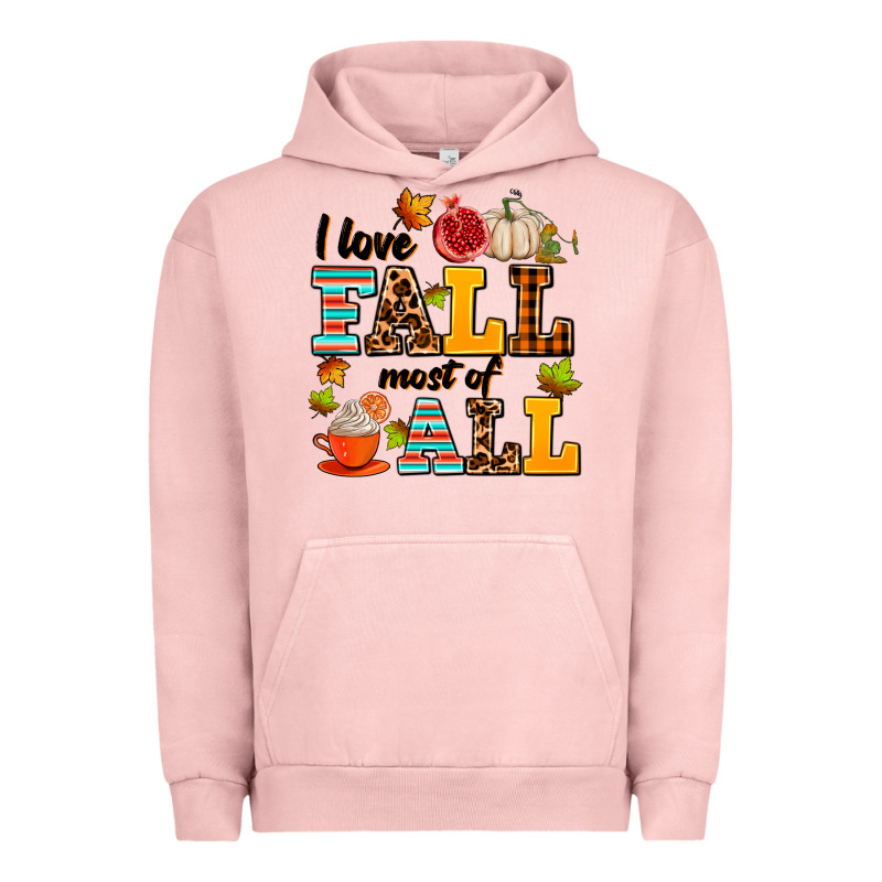 I Love Fall Most Of All Urban Hoodie by AdoDesignShop | Teevron