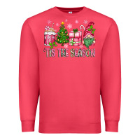 Cardinal pink christmas 'tis the season gnome Premium Sweatshirt - Zillion Design Studio