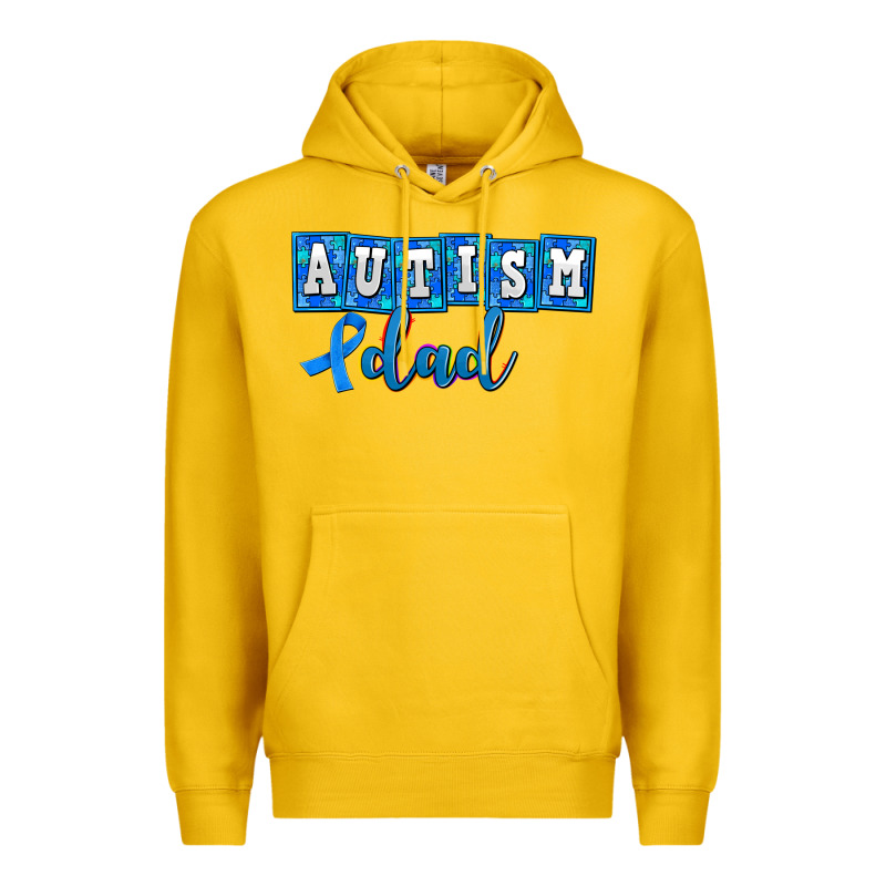 Autism Dad Premium Hoodie by AdoDesignShop | Teevron