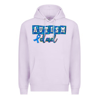 Lilac autism dad Premium Hoodie - AdoDesignShop