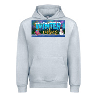 Heather Grey winter vibes license plate Urban Hoodie - BundleAndBundleShop