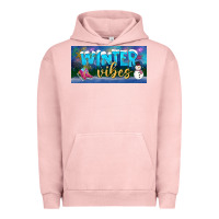 Pigment Salmon winter vibes license plate Urban Hoodie - BundleAndBundleShop