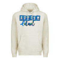 Oatmeal Heather autism dad Premium Hoodie - AdoDesignShop