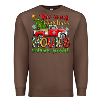 Chestnut this is my christmas movies watching blanket Premium Sweatshirt - Zillion Design Studio
