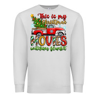 Dove Grey this is my christmas movies watching blanket Premium Sweatshirt - Zillion Design Studio