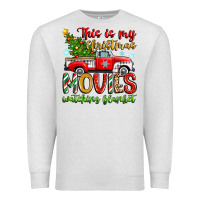 Oatmeal Heather this is my christmas movies watching blanket Premium Sweatshirt - Zillion Design Studio