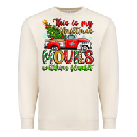 Sandshell this is my christmas movies watching blanket Premium Sweatshirt - Zillion Design Studio
