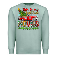 Seafoam this is my christmas movies watching blanket Premium Sweatshirt - Zillion Design Studio