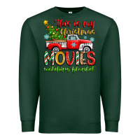 Sports Green this is my christmas movies watching blanket Premium Sweatshirt - Zillion Design Studio