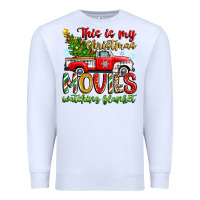 White this is my christmas movies watching blanket Premium Sweatshirt - Zillion Design Studio