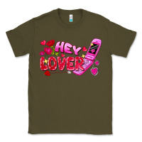 Army Green hey lover flip phone Classic Tee - FaDigitalArtStudio