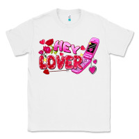 White hey lover flip phone Classic Tee - FaDigitalArtStudio
